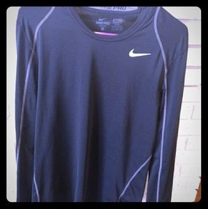 Nike pro long sleeve dri fit shirt